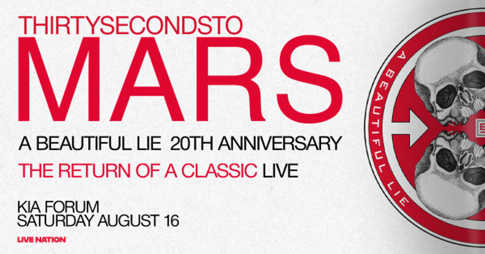 Enter to Win a Pair of Tickets to see Thirty Seconds to Mars at Kia Forum! (10/16)