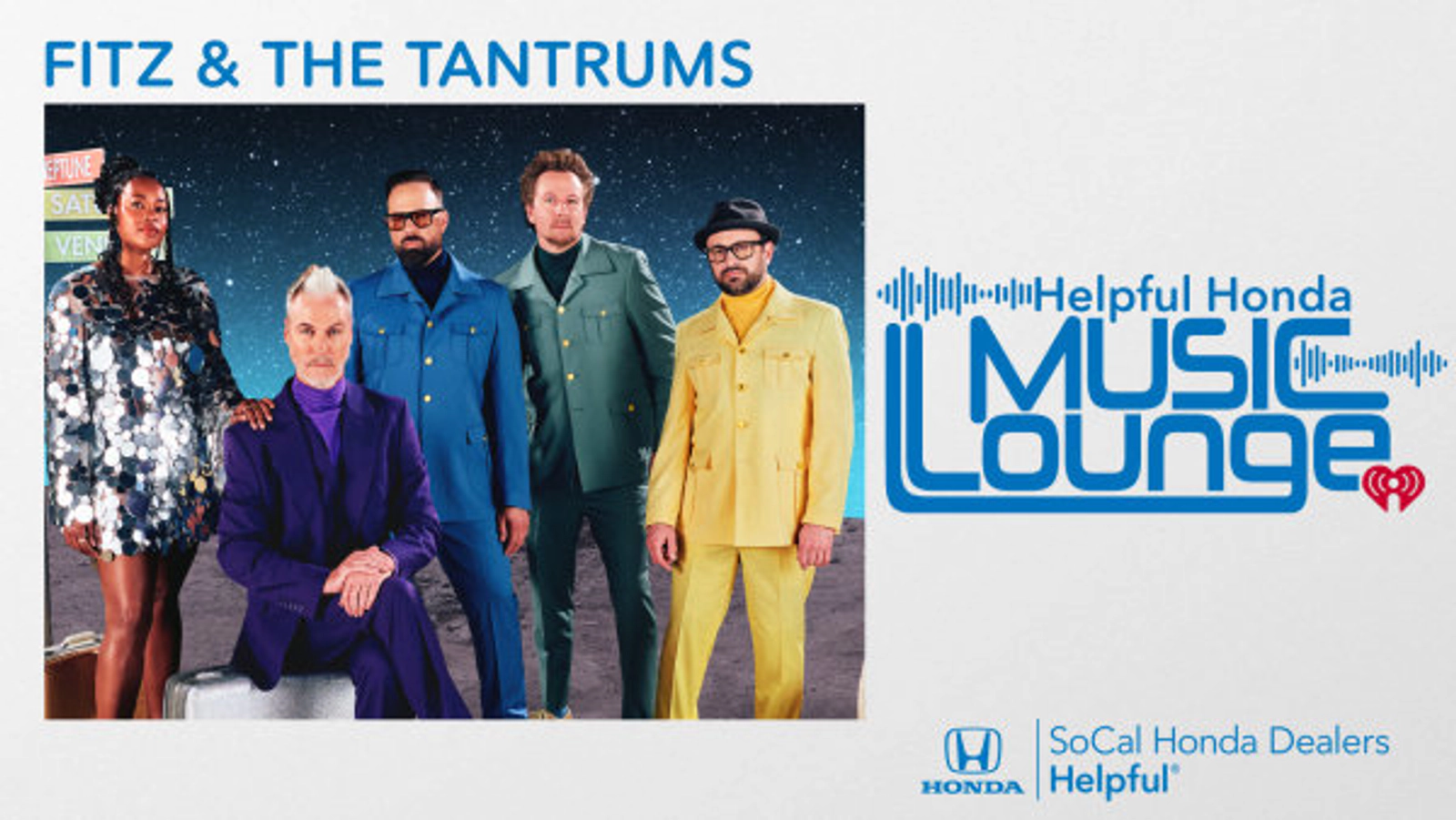 Attend a Special Performance with Fitz & The Tantrums at the Helpful Honda Music Lounge! (7/22)
