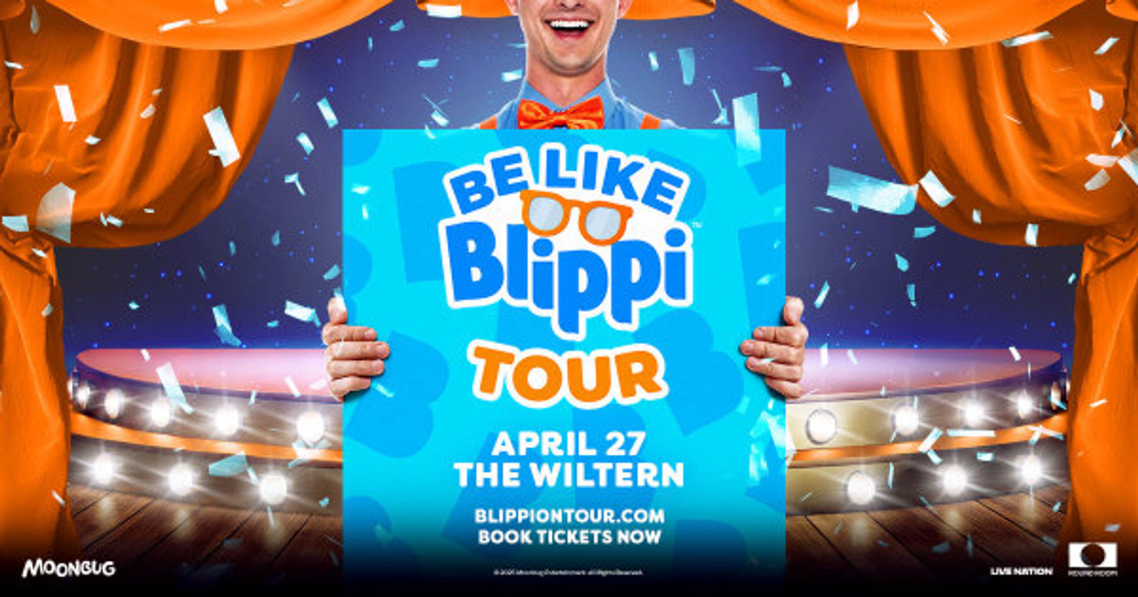 Enter to Win a Family 4-pack of Tickets to see Be Like Blippi at The Wiltern! (4/27)