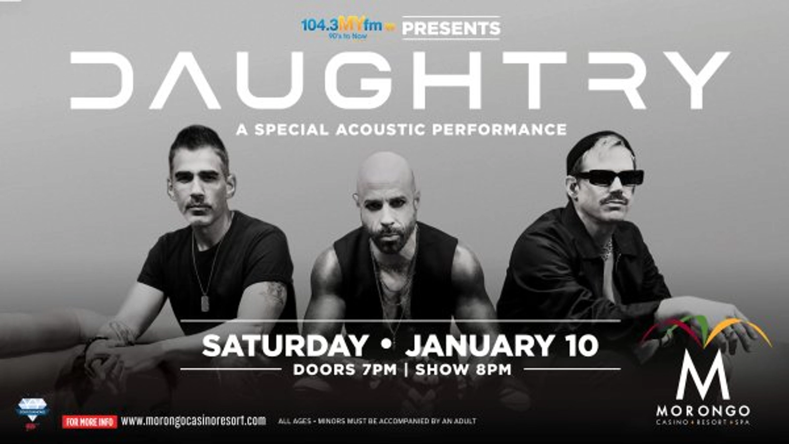MYfm Presents: An Acoustic Performance with Daughtry at Morongo Casino Resort and Spa! (1/10)