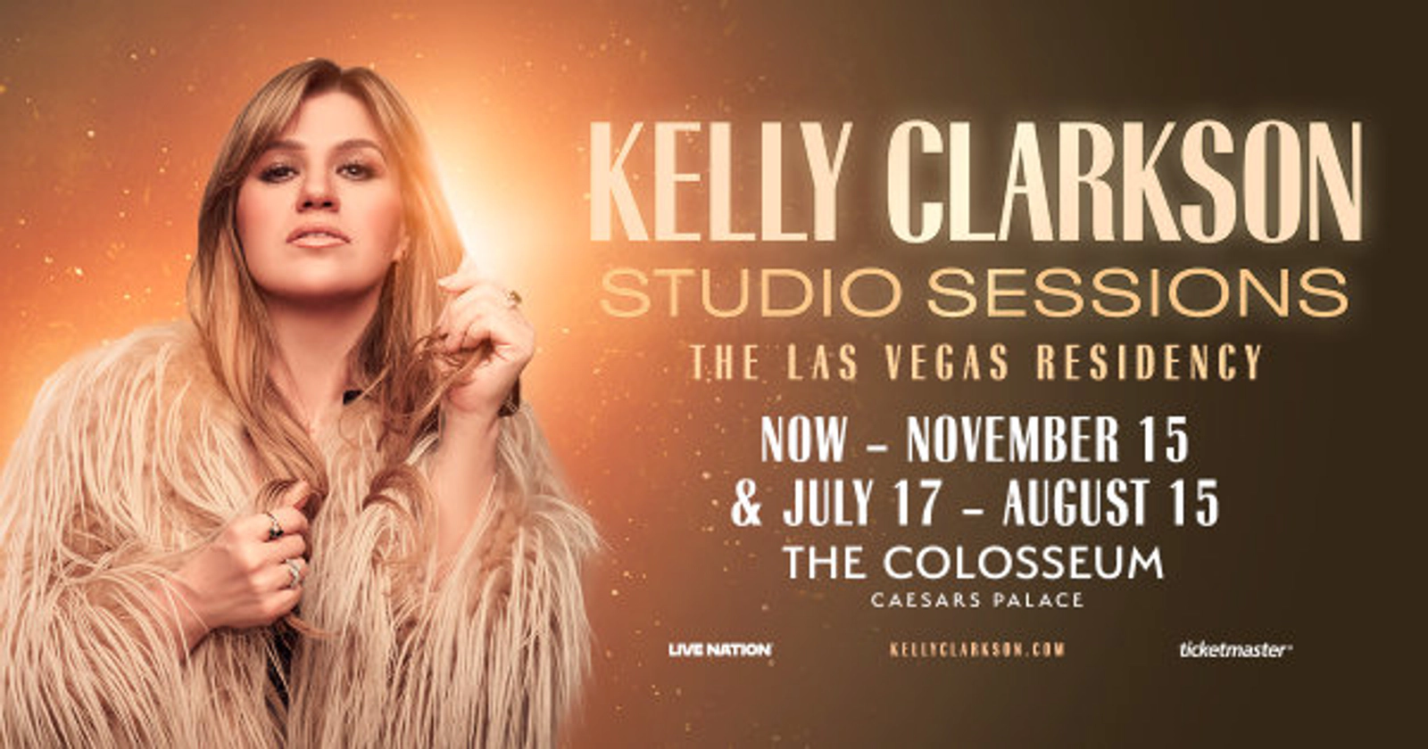 Enter to Win a Trip to Vegas to see Kelly Clarkson at The Colosseum at Caesar's Palace! (7/24)
