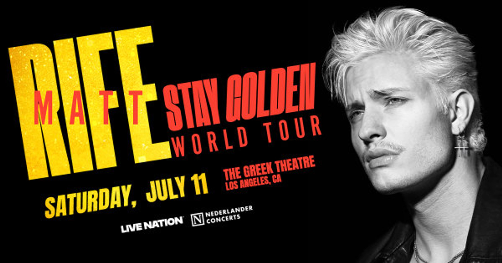 Enter to Win a Pair of Tickets to see Matt Rife at Greek Theater! (7/11)