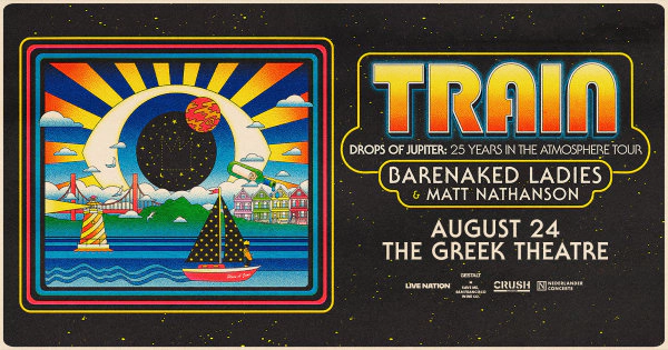 Enter to Win a Pair of Tickets to see Train at Greek Theater! (8/24)