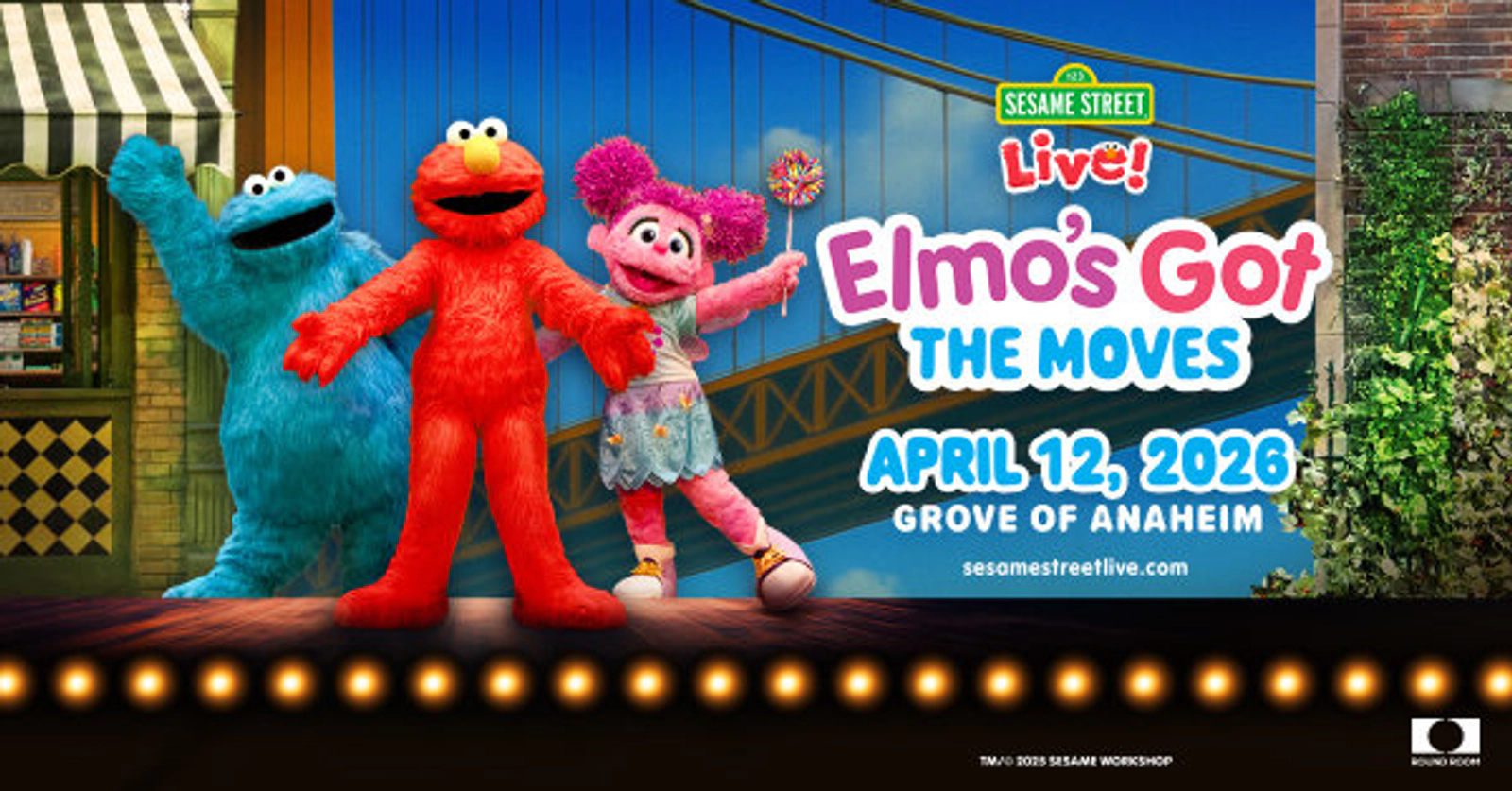 Enter to Win a Family 4-Pack of Tickets to Sesame Street Live! at Grove of Anaheim! (4/12)