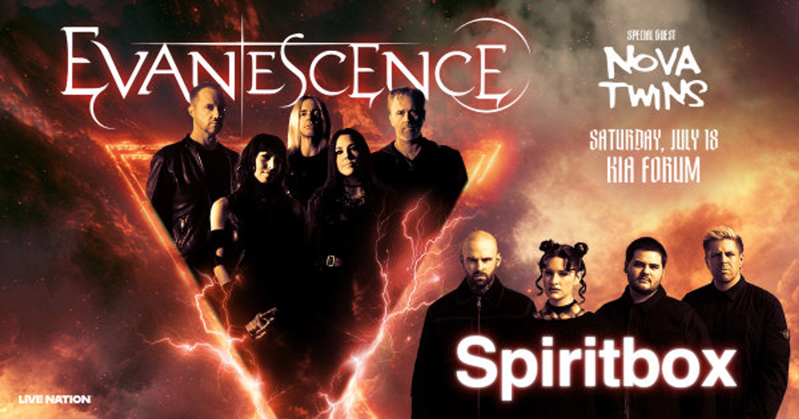 Enter to Win a Pair of Tickets to see Evanescence at Kia Forum! (7/18)