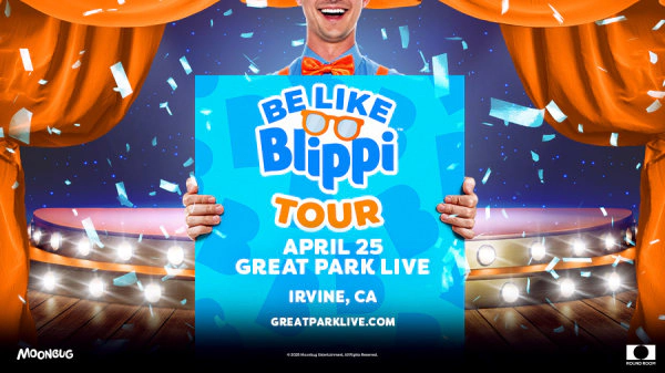Enter to Win a Family 4-Pack of Tickets to Be Like Blippi at Great Park Live! (4/25)