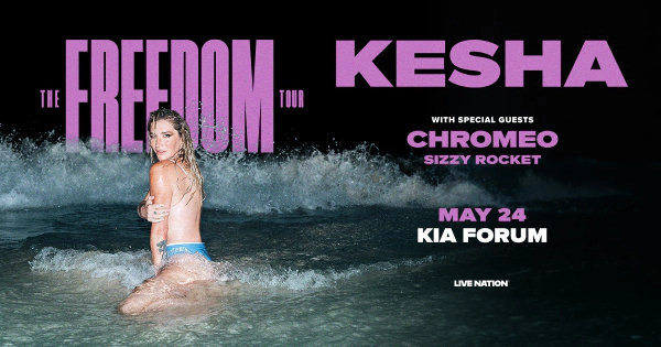 Enter to Win a Pair of Tickets to see Kesha at the Kia Forum! (5/24)