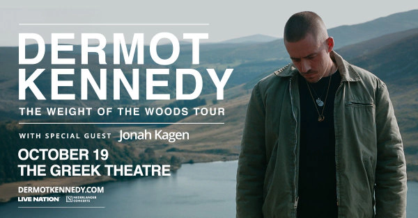 Enter to Win a Pair of Tickets to see Dermot Kennedy at the Greek Theatre! (10/19)