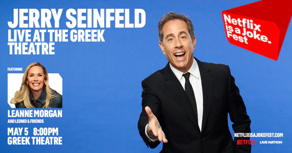 Enter to Win a Pair of Tickets to see Jerry Seinfeld at the Greek Theatre! (5/5)