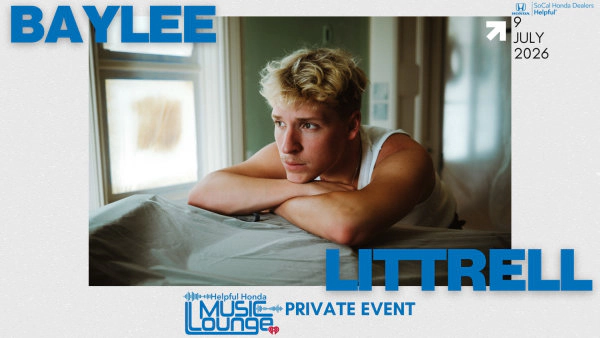Attend a Special Performance with Baylee Littrell at the Helpful Honda Music Lounge! (7/9)