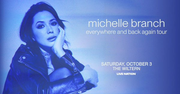 Enter to Win a Pair of Tickets to see Michelle Branch at The Wiltern! (10/3)