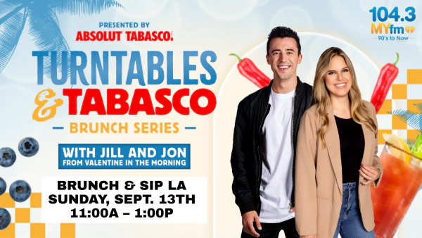 Join Jill and Jon for Turntables & Tabasco Brunch Series!