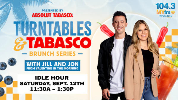 Join Jill and Jon for Turntables & Tabasco Brunch Series!
