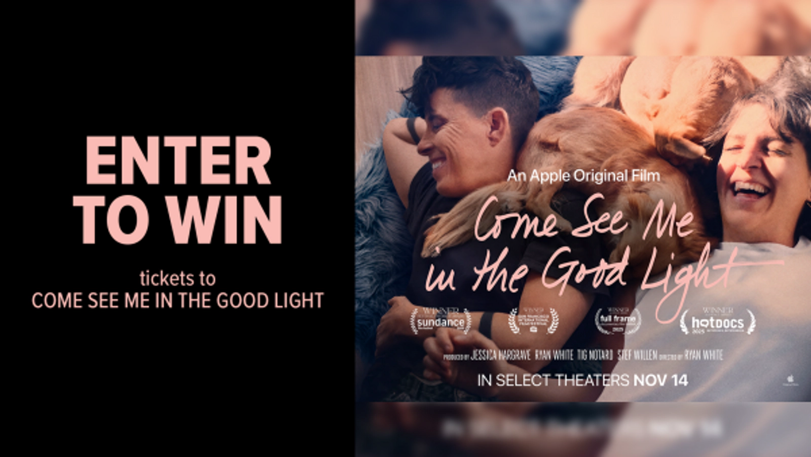 Grab tickets to see COME SEE ME IN THE GOOD LIGHT