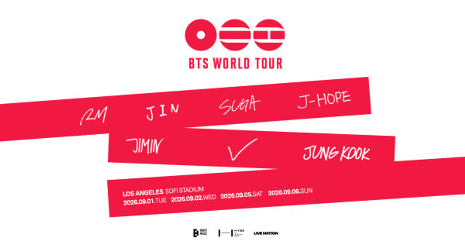 Enter to Win a Pair of Tickets to see BTS at SoFi Stadium! (9/1)
