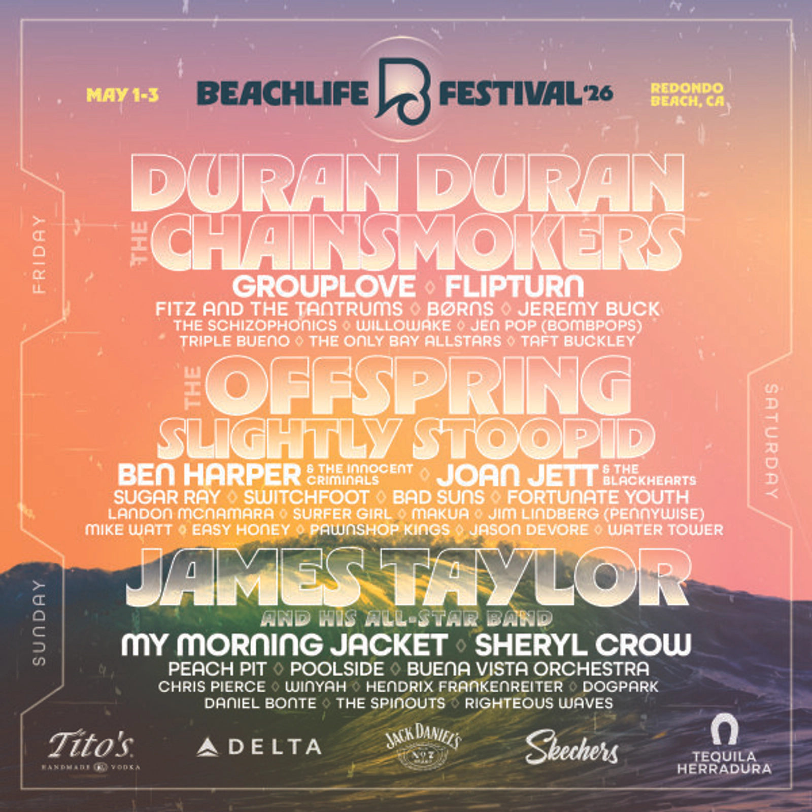 Enter to Win a Pair of 3-Day Captain's Passes to iHeartRadio Presents: Beachlife Festival at Redondo Beach! (5/1-5/3)