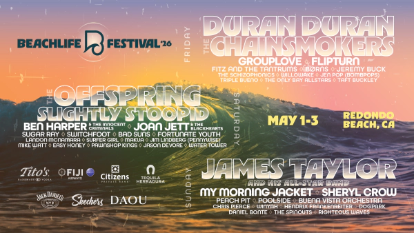 Enter to Win a Pair of 3-Day Captain's Passes to iHeartRadio Presents: Beachlife Festival Presented by Fiji Airways at Redondo Beach! (5/1-5/3)