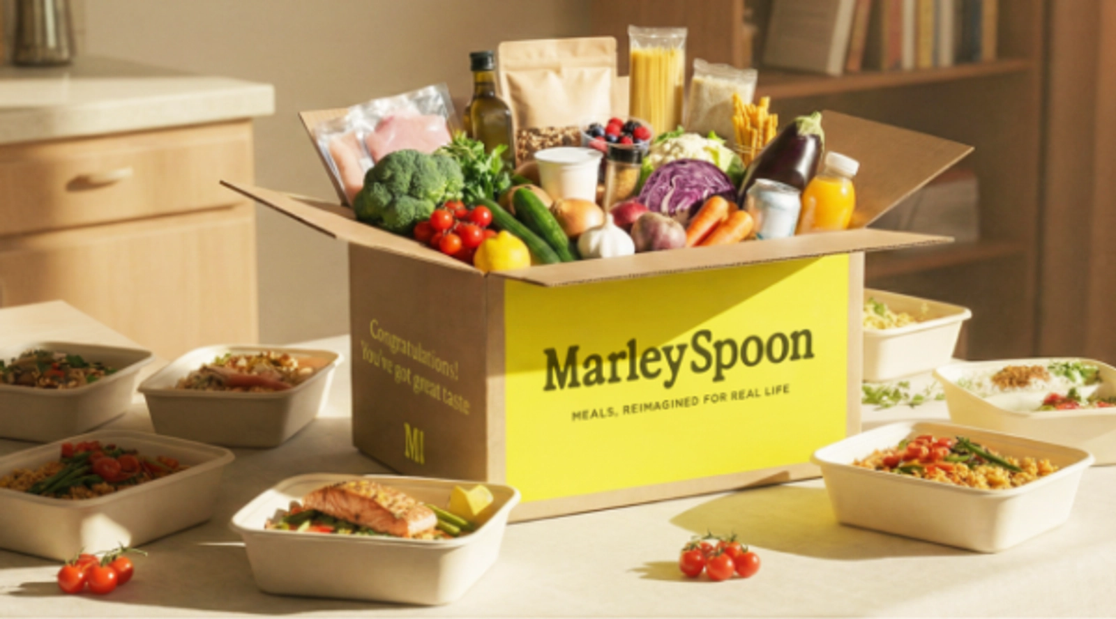 Get up to 25 FREE MEALS from Marley Spoon!