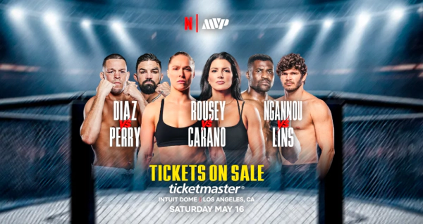 Enter to win tickets to MVP MMA: Rousey v. Carano | Diaz v. Perry | Ngannou v. Lins