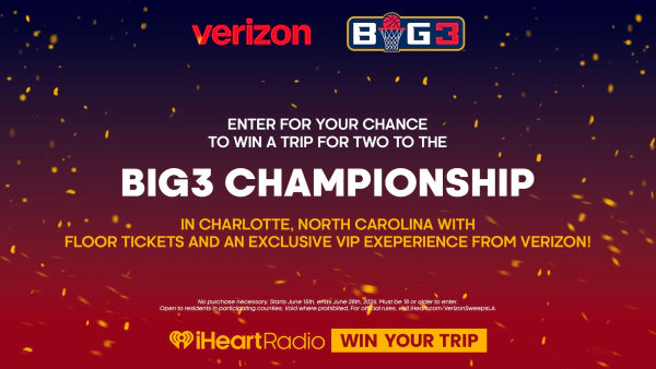 Enter For Your Chance to Win to the BIG3 Championship from Verizon