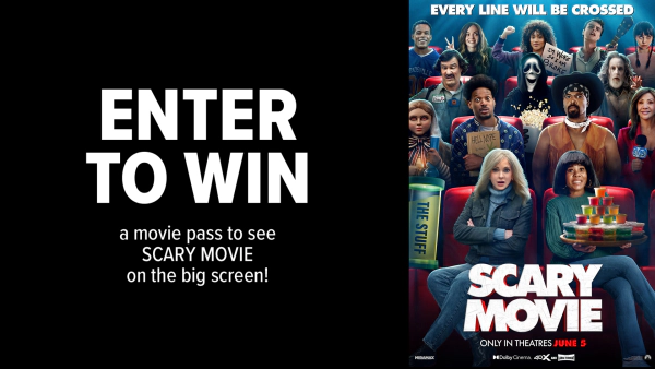 Win a movie pass to see SCARY MOVIE on the big screen!