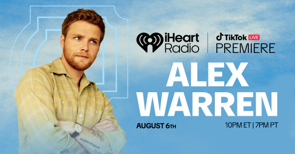 Enter to Attend An iHeartRadio and TikTok LIVE Premiere w/ Alex Warren at The iHeartRadio Theater Los Angeles! (8/6)