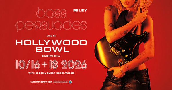Enter to Win a Pair of Tickets to See Miley at the Hollywood Bowl! (10/16)