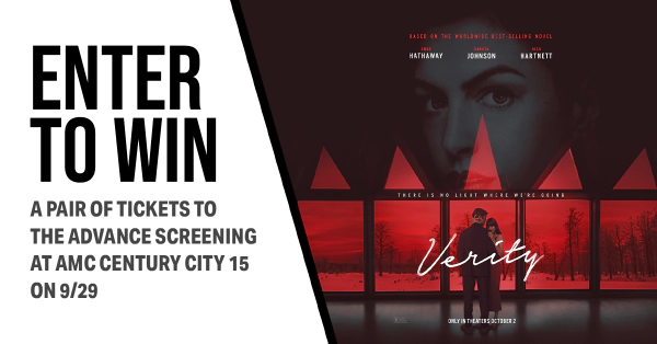 Win Tickets To See The Promo Screening of VERITY on 9/29 at AMC Century City 15