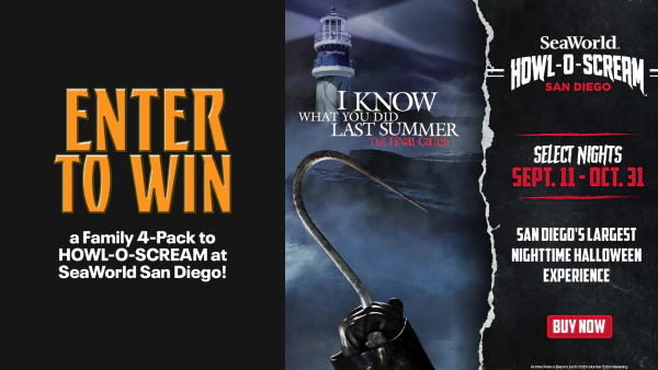 Win a Family 4-Pack to HOWL-O-SCREAM at SeaWorld San Diego!