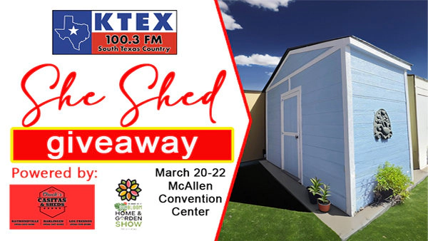 Register to win a KTEX She Shed at Home and Garden Show