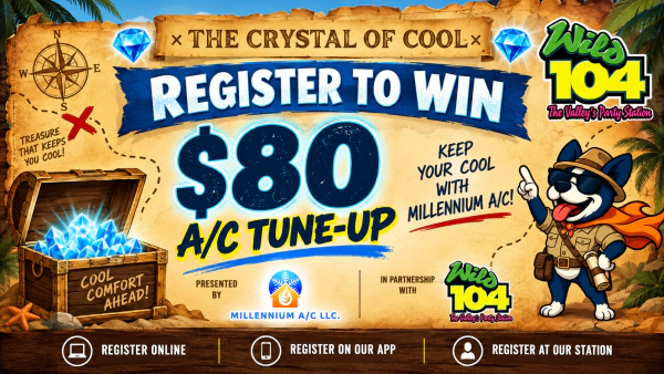 WIN THE CRYSTAL OF COOL $80 TUNE UP FROM MILLENNIUM AC
