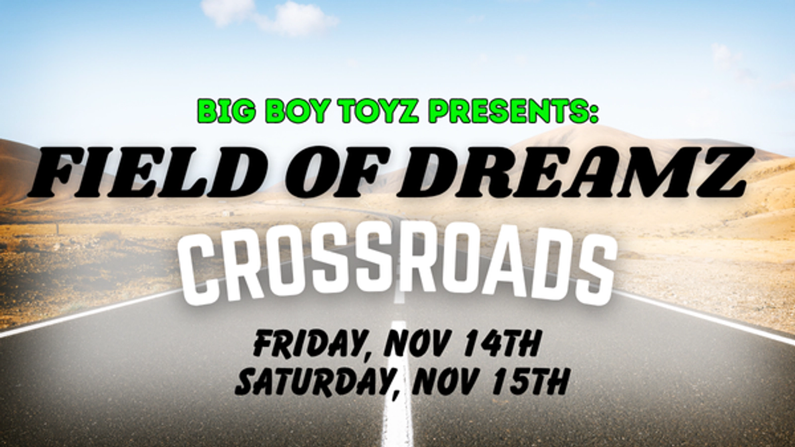 Win Tickets to the Field of Dreamz Cross Roads Music Festval!