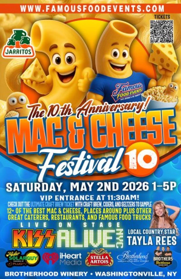 Tickets to Mac & Cheese Festival on May 2nd