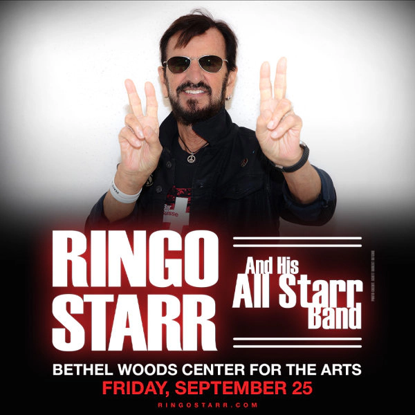 Win tickets to see Ringo Starr and His All- Starr Band at Bethel Woods September 25th