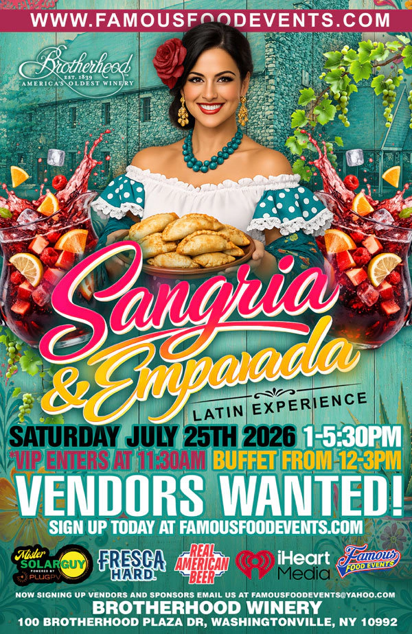 Win tickets to Sangria & Empanada Fest with Famous Food Events