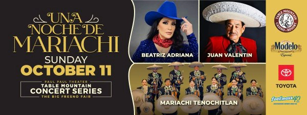¡Ingresa abajo para participar y tener la oportunidad de ganar boletos para Una Noche de Mariachi!