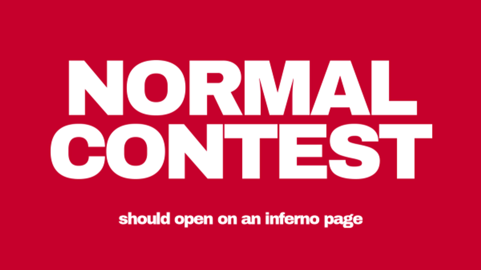 Normal Contest
