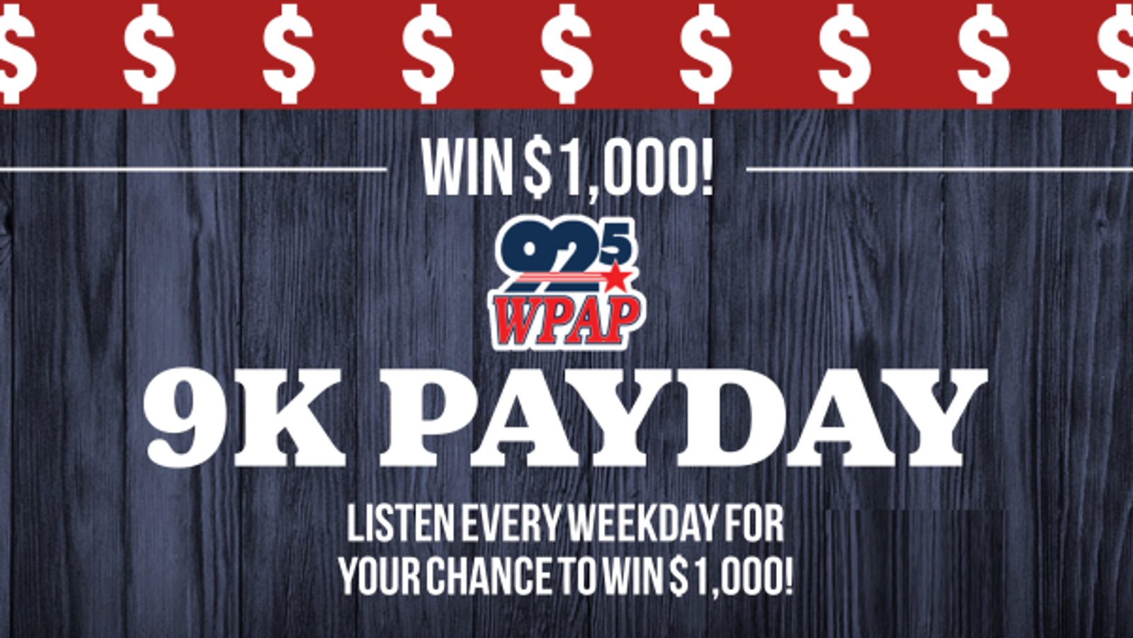 Listen to Win $1,000