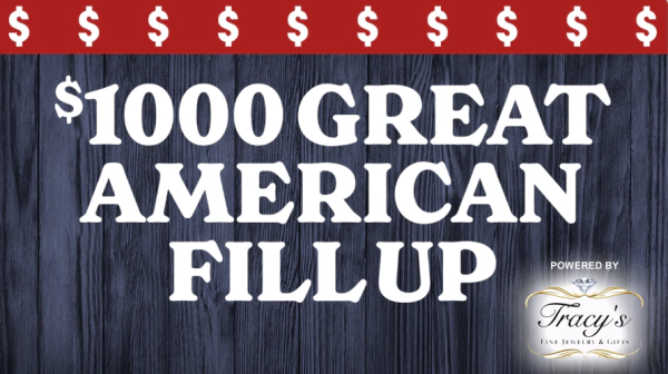 $1,000 Great American fill-up