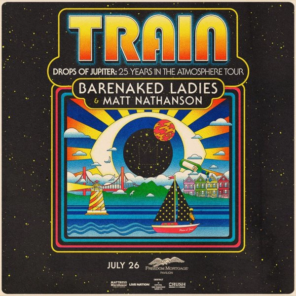 Train-Drops of Jupiter: 25 Years in the Atmosphere Tour: Win Tickets Here!