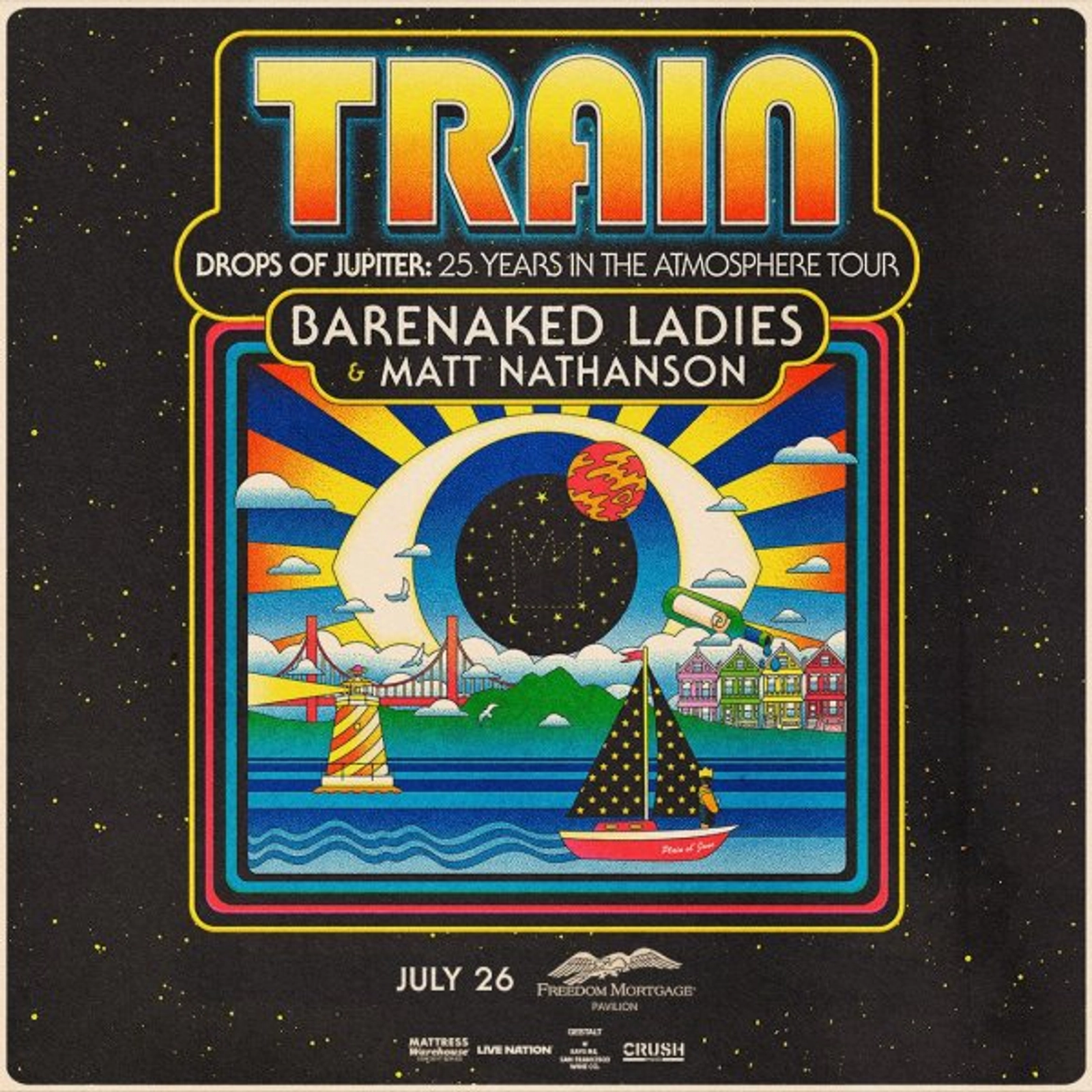 Train-Drops of Jupiter: 25 Years in the Atmosphere Tour: Win Tickets Here!