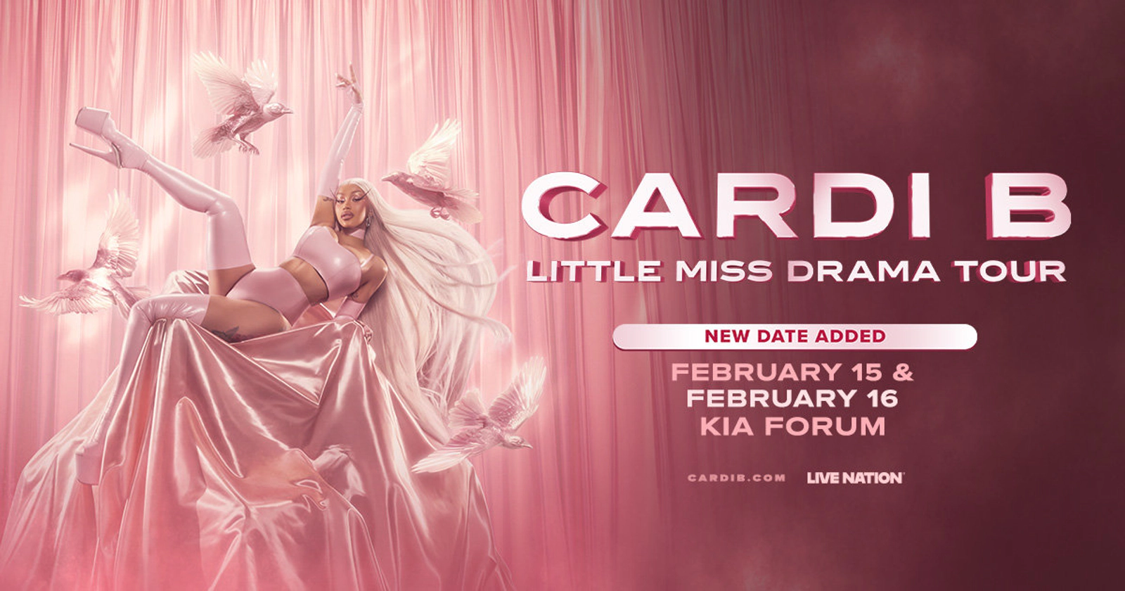 Enter for a Chance to Win Tickets to see Cardi B "Little Miss Drama Tour"