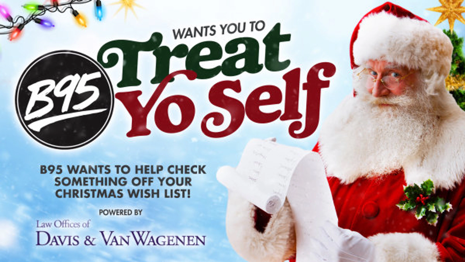 B95 Want to Help Check Something Off Your Christmas Wish List!