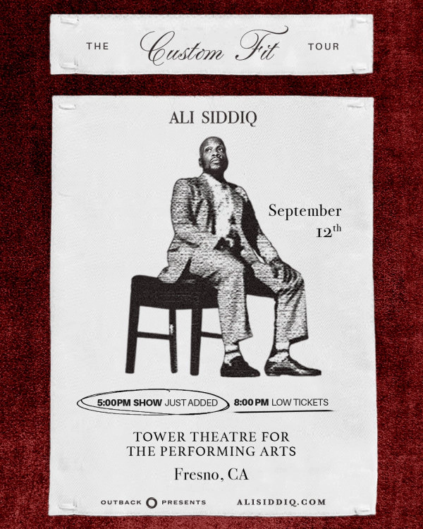 Win Tickets to see Comedian Ali Siddiq at the Tower Theatre on Sept. 12th!