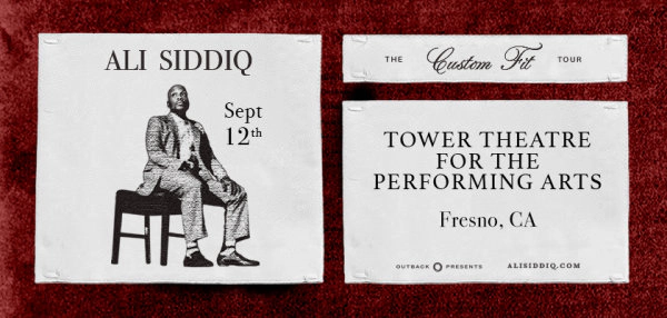Win Tickets to see Comedian Ali Siddiq at the Tower Theatre on Sept. 12th!