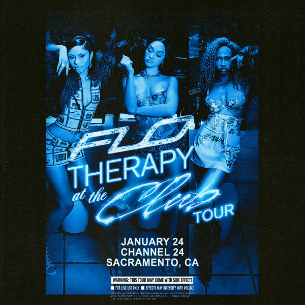 FLO "Therapy at the Club Tour" at Channel 24 Sacramento January 24th