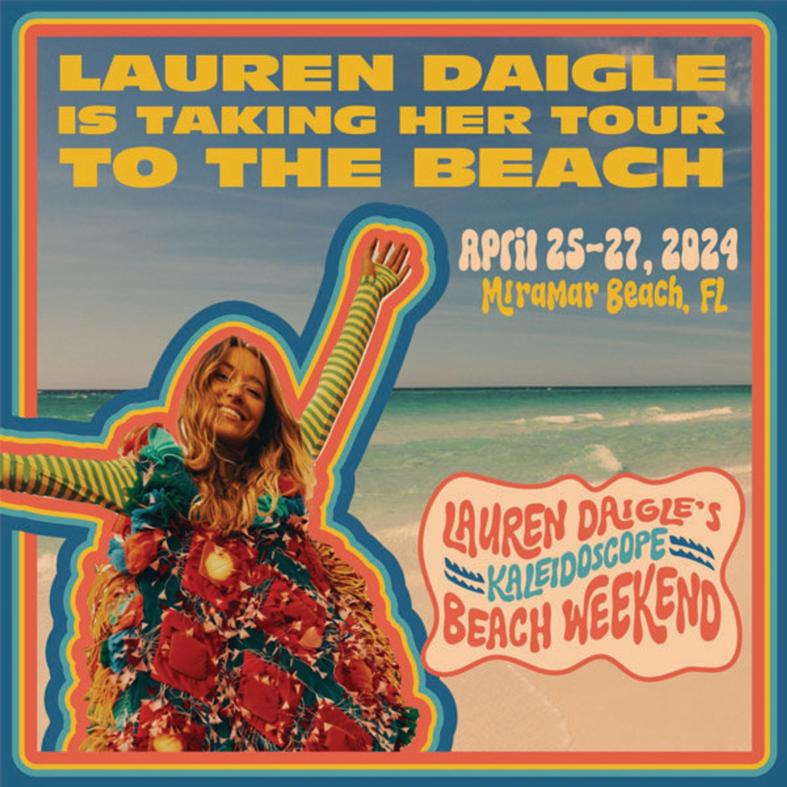 Lauren Daigle Kaleidoscope Beach Weekend in Florida