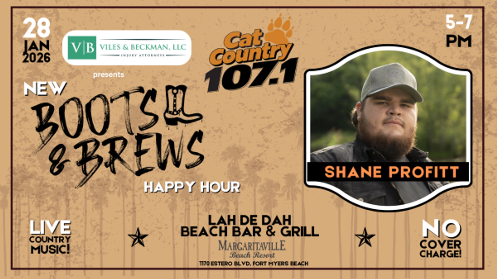 Free New Boots Happy Hour: Shane Profitt