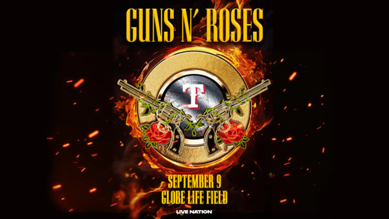 ENTER TO WIN 2 TICKETS TO GNR AT GLOBE LIFE IN ARLINGTON SEPT 9TH