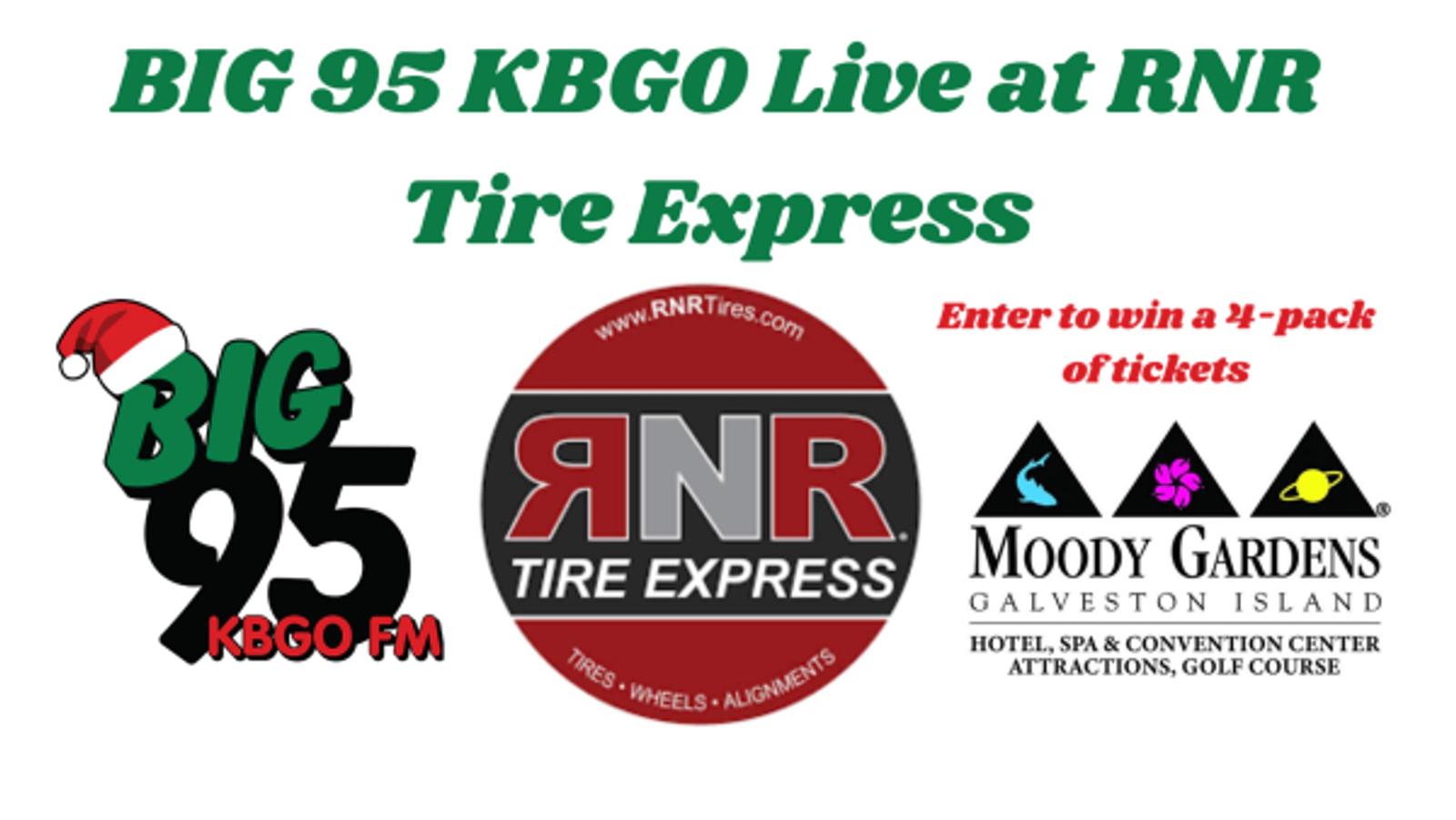 Enter to WIN Prizes from iHeartRadio and RNR Tire Express